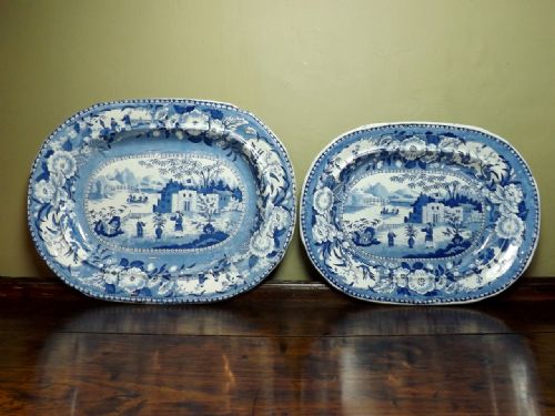 19th C Meat Plates