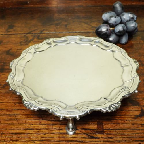 18th C Silver Salver