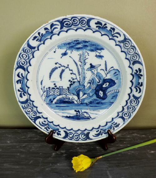 18th C Delft Charger
