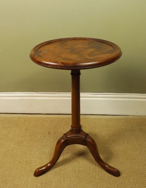 19th C Yew Wood Wine Table
