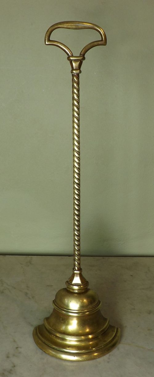 19th C Brass Door Porter