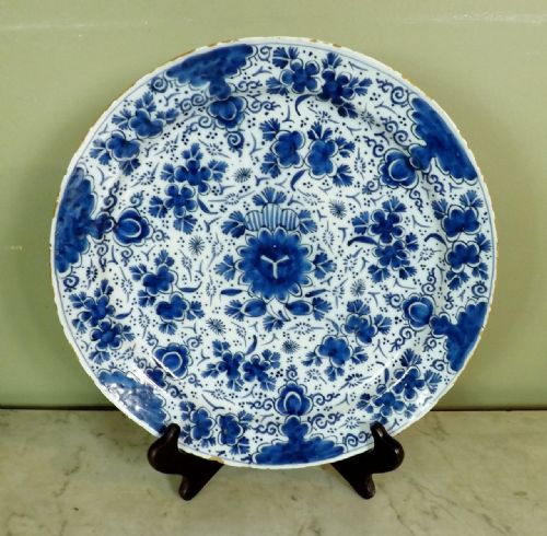 18th C Delft Charger