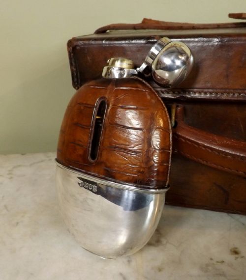 Silver Hip Flask, 1902