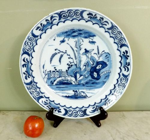 18th C Delft Charger