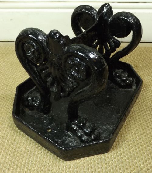 19th C Cast Iron Boot Scrape