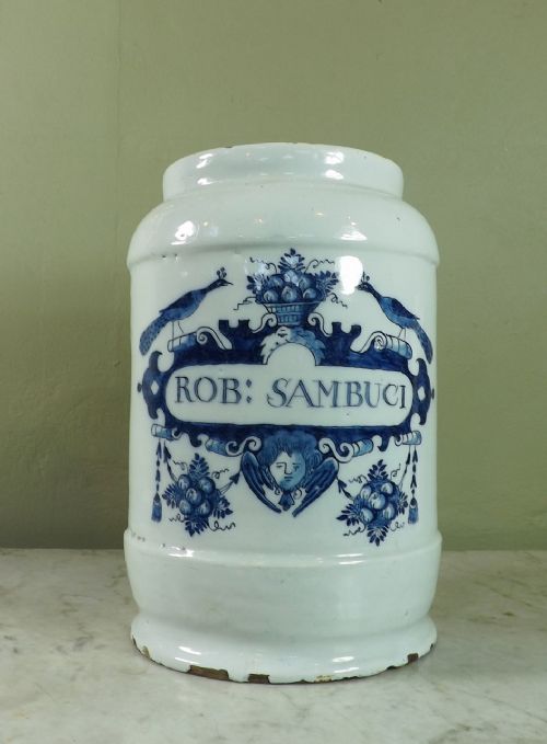 Large 18th C Delft Jar