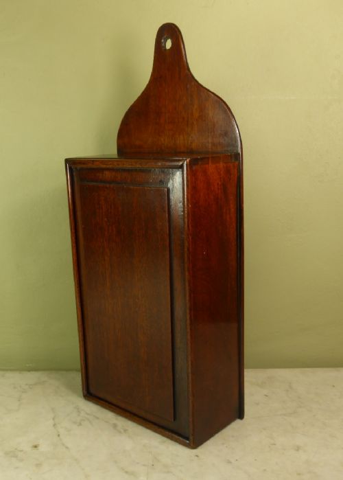 George III Mahogany Candle Box