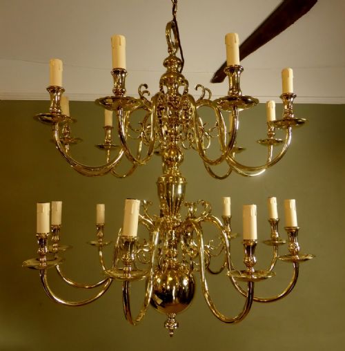 Large 19th C Two-tier Centre Light