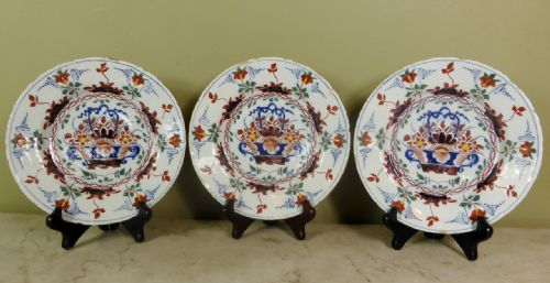 Set of 18th C Delft Plates