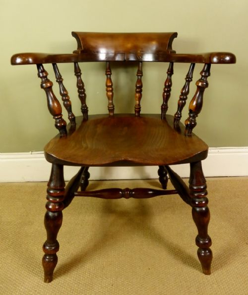 Mid-19th C Yew & Elm Smoker's Bow