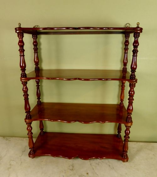 Set of 19th C Mahogany Shelves