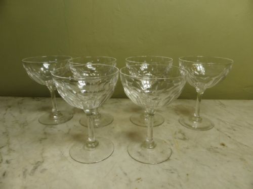 Set of Six Champagne Boats