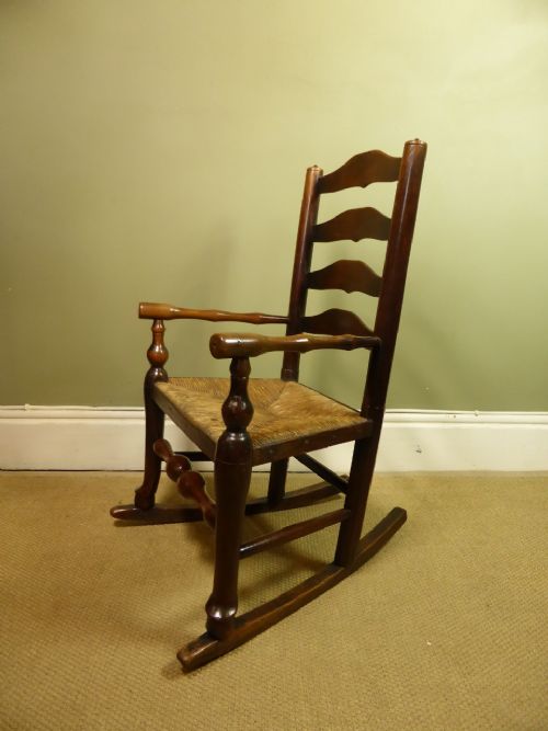 18th C Child Rocking Chair