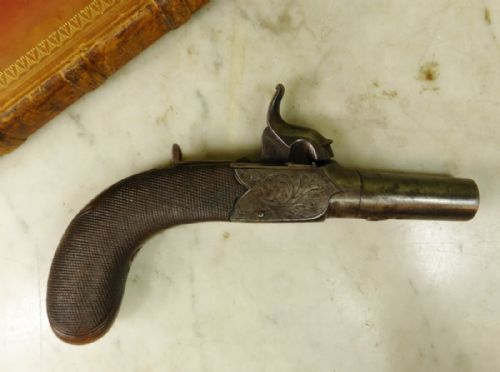 Early 19th C Percussion Pistol