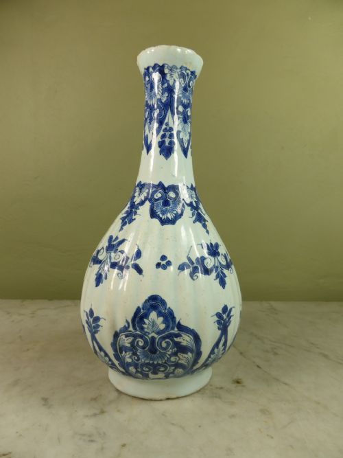 18th C Delft Vase