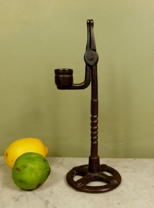 19th C Iron Rush Light