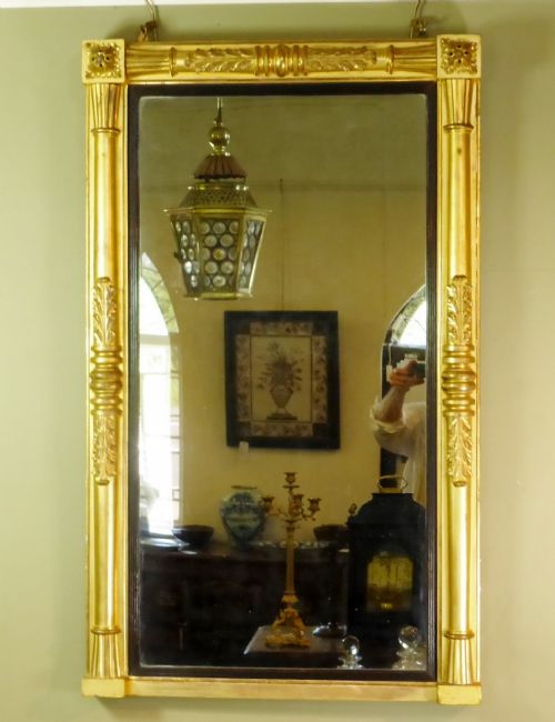 Large Regency Gilt Pier Glass, Wall Mirror