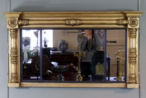 William IV Gilt Overmantle Mirror
