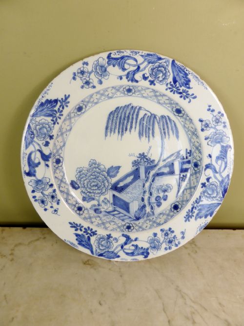 18th C Delft Charger