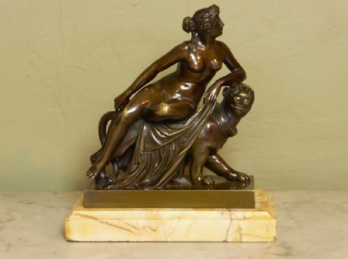A 19th Century Bronze Figure of Ariadne on the Panther
