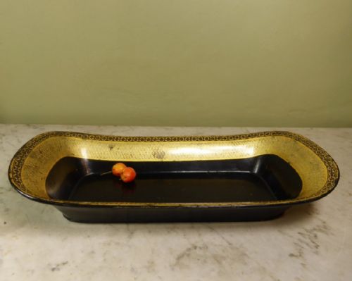 19th C Papier Mache Tray by Clay