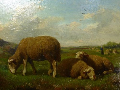 fig 1. PAIR OF SIGNED OIL PAINTINGS