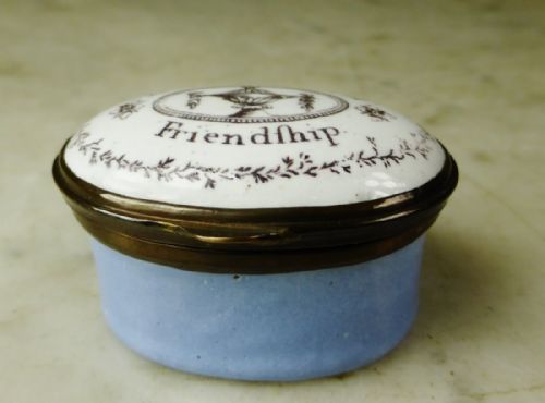 Bilston Enamel Box C 1800