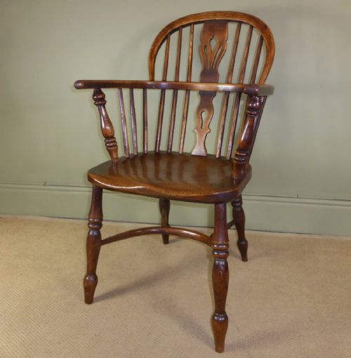 19th C Windsor Arm Chair