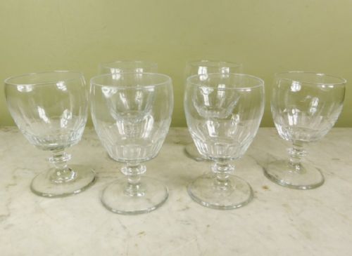 Set of 19th C Wine Glasses