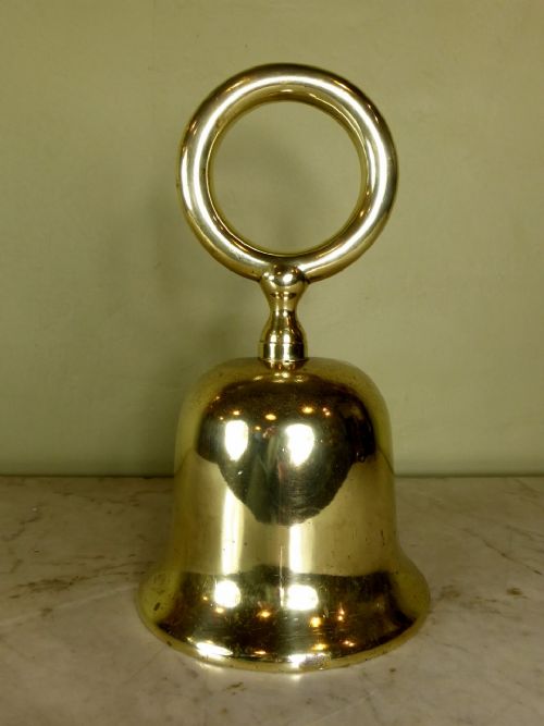 19th C Brass Door Stop