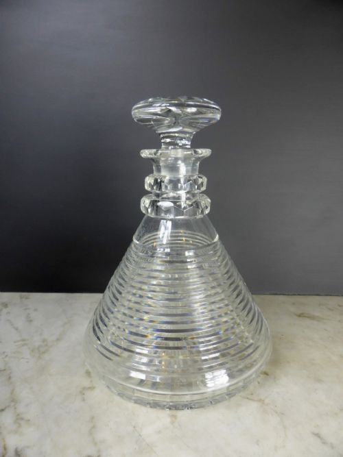 19th C Ships Decanter