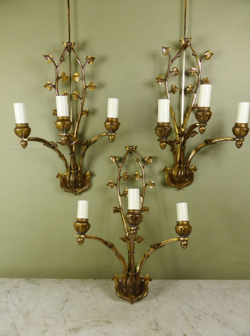Set of Three Wall Lights