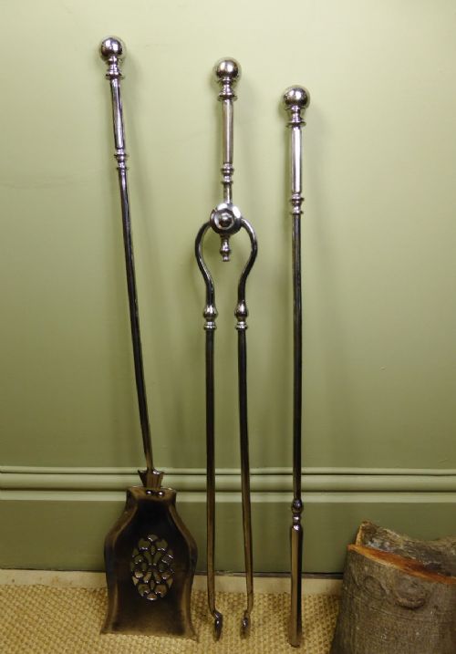 George III Steel Fire Tools