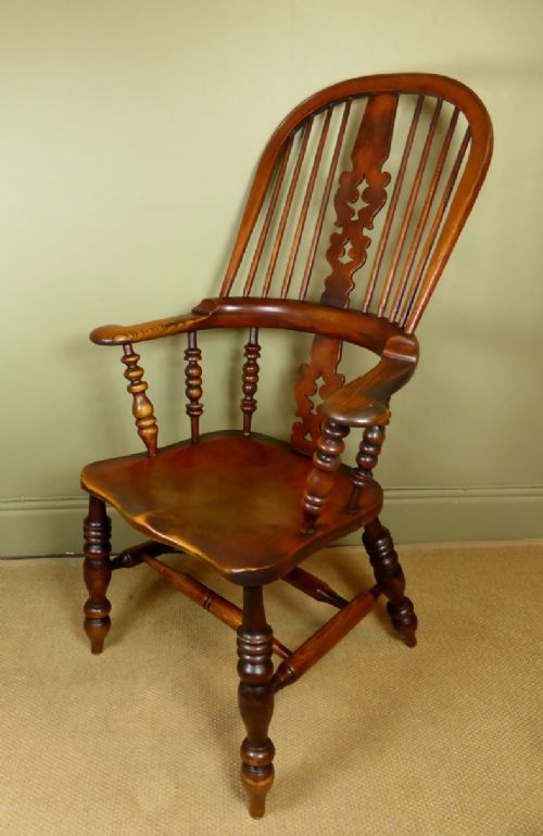 19th C High Backed Windsor Chair