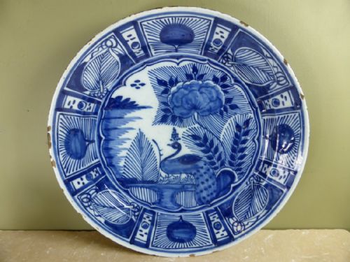 18th C Delft Charger