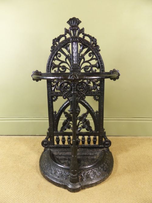 19th C Cast Iron Stick Stand by Falkirk
