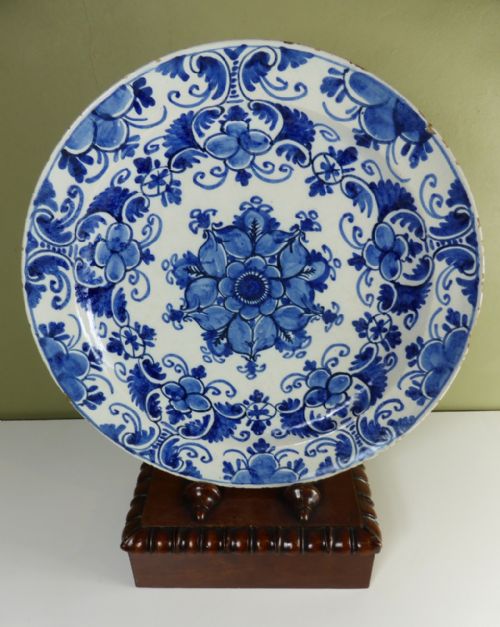 18th C Delft Charger