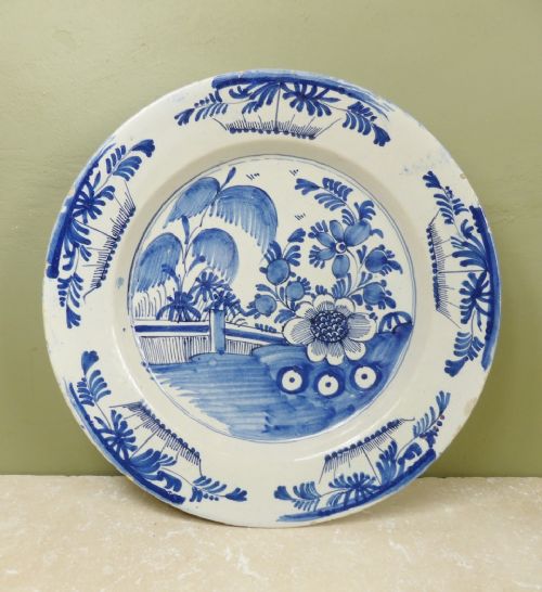18th C Delft Charger, Plate