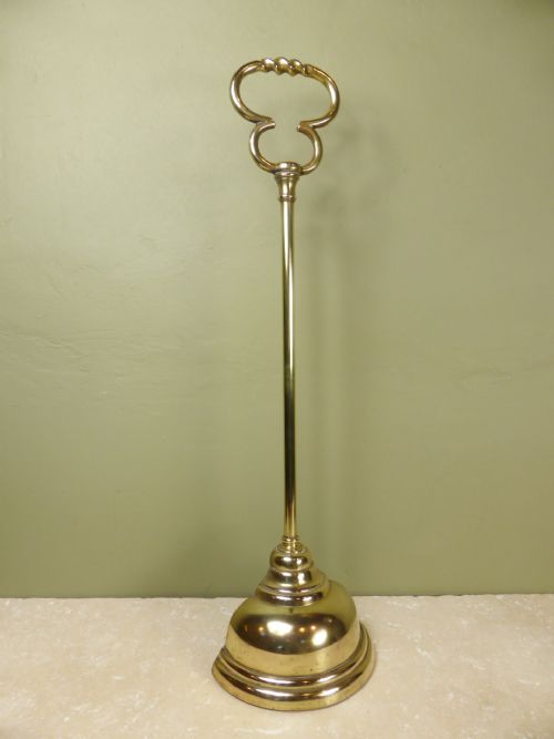 19th C Brass Door Stop