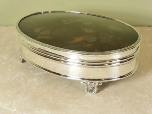 Silver & Tortoise Shell Box