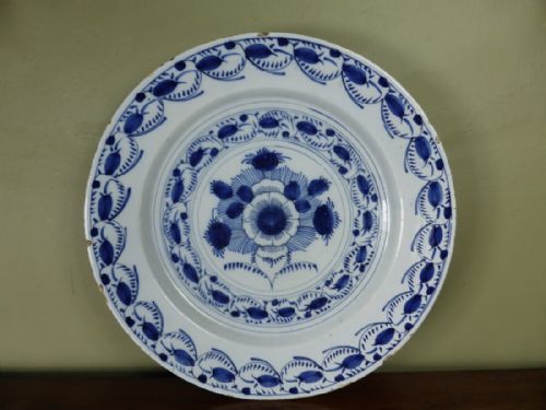18th C Delft Charger