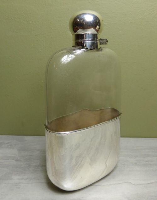 Silver Hip Flask 1896