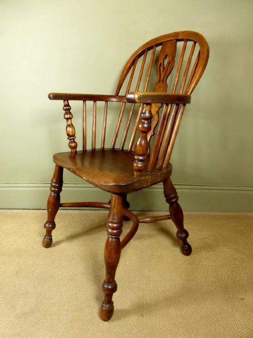 19th C Windsor Arm Chair