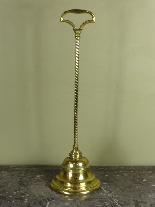 19th C Brass Door Stop