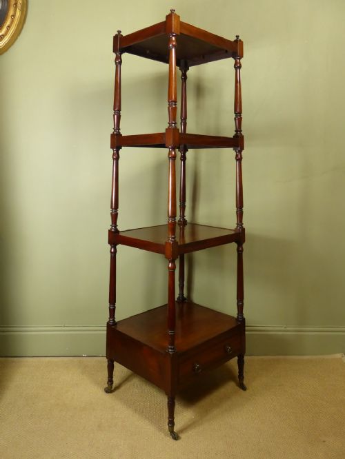 William IV Mahogany Whatnot