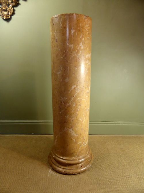 19th C Scagliola Column