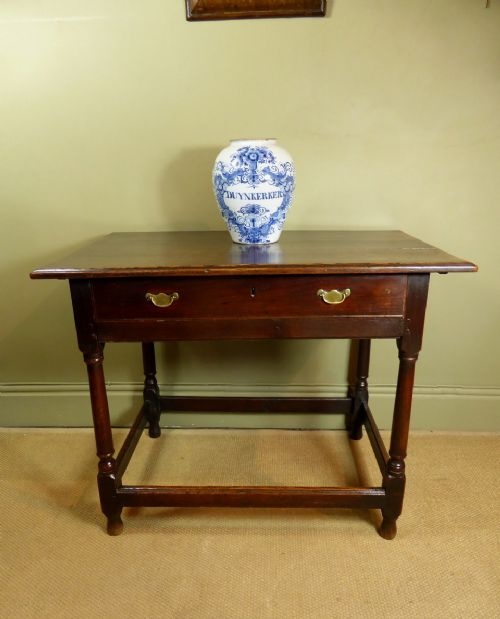 George I Oak Side Table C1720