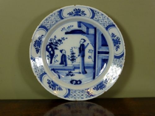 18th C Delft Charger