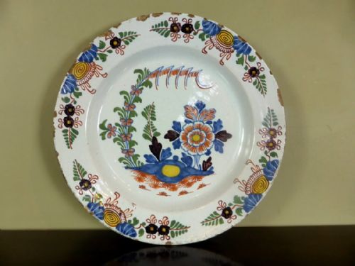 18th C Delft Charger