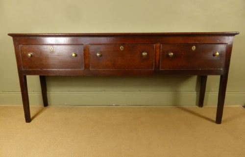 George III Oak Dresser